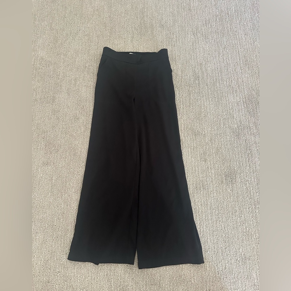 Max Studio Black Wide-Leg Pants